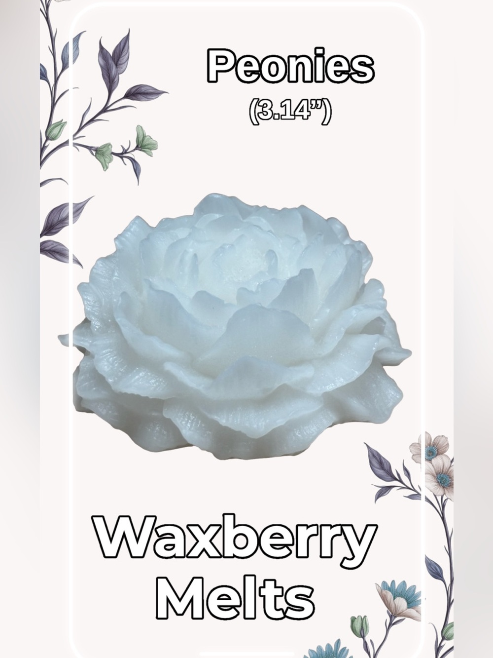 White Peony Wax Melt